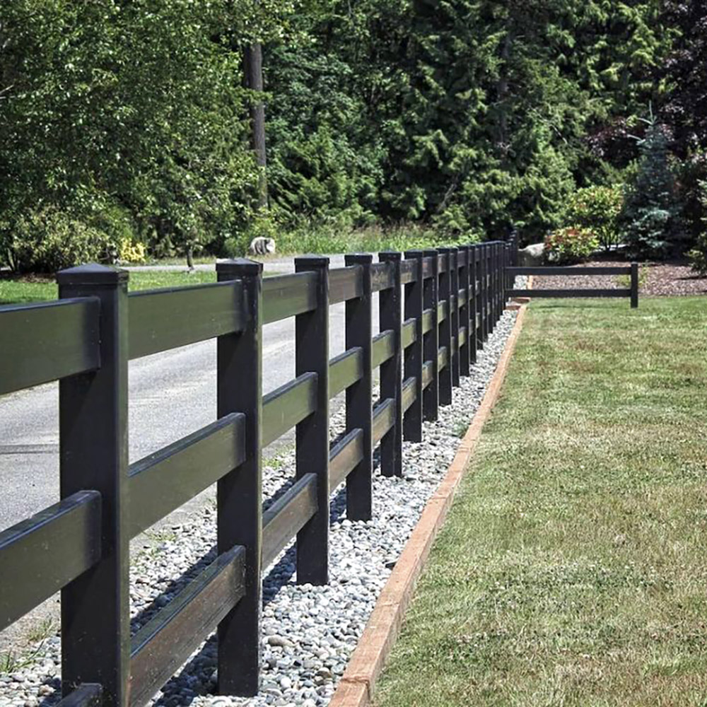 Blackline HHP Three Rail Horse Fence Installation Gallery