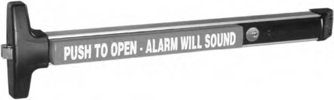 Detex Surface Mount Exit Bar with Alarm