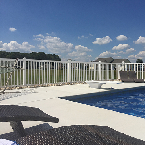 Gillingham Durables Vinyl Pool Fence