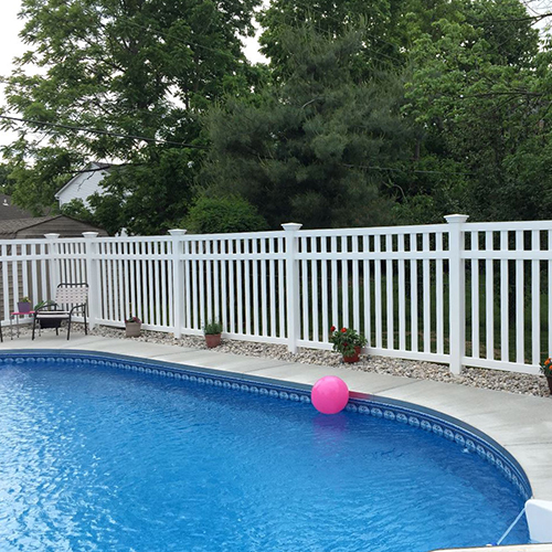 Waldston Durables Vinyl Pool Fence