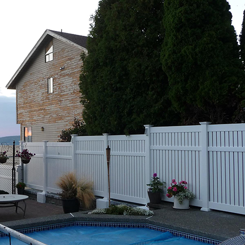 Milton Durables Vinyl Fence