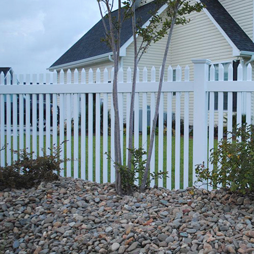 Durham Vinyl Picket Fence