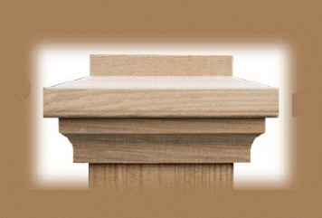 Island Slip Over Wooden Post Cap. 