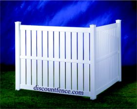 Imperial high Poly Vinyl fencing by Bufftech 