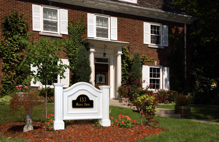 vinyl arbor yard sign