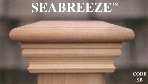 SeaBreeze Wooden Post Cap