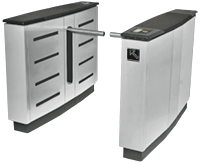 Model supervisor 3000 waist high security turnstile