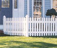 Cape Cod Vinyl Fence by Bufftech