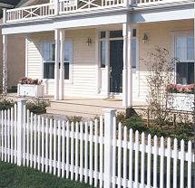 Vinyl fencing