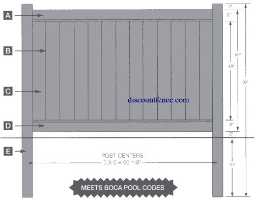 vinyl fence