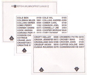 AE 2000 Entry System Screen Pictures