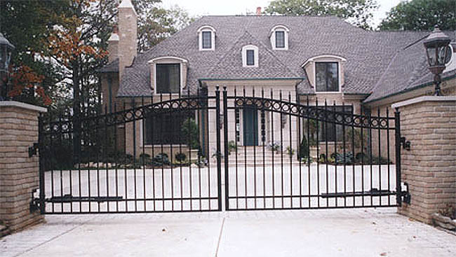 wought iron gate