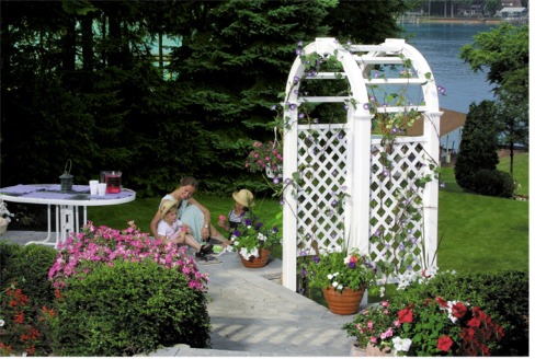 Garden Vinyl Arbor