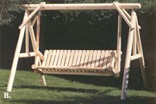Red cedar furniture