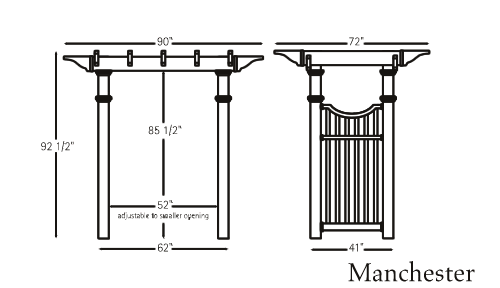 vinyl arbor