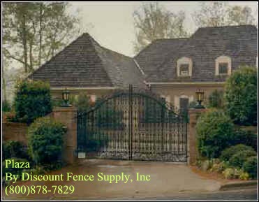 Aluminum fence gates