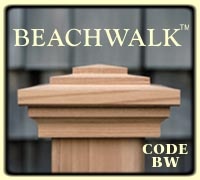 Beach Walk Wooden Post Cap