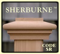 Sherburne Wooden Post Cap