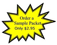 Packet includes 2 - 6" picecs and brochure