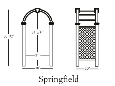 Vinyl Arbor specifications