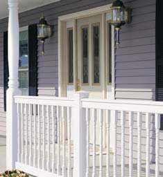 Colonial White Porch Post Columns