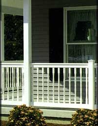 Square Vinyl Porch Posts