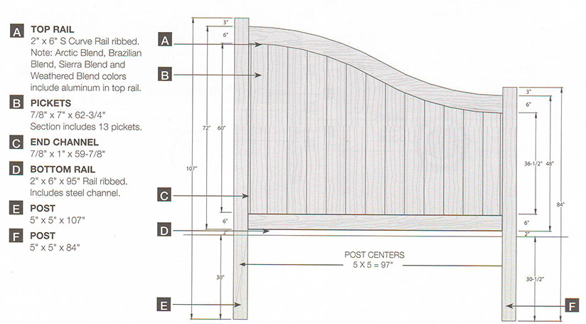 Chesterfield Vinyl Fence