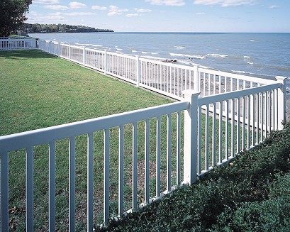 The Lexington Privacy vinyl fence offers the same tongue and groove construction with a more competitive price. 